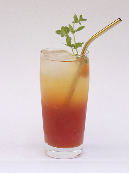cocktail watermelon rum shrub